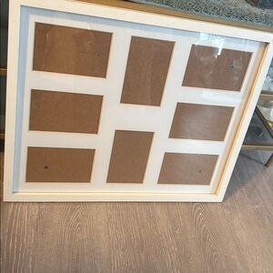 ONE DAY SALE!  POTTERY BARN VIBES; 8 opening photo : White Gallery Wall Frame.